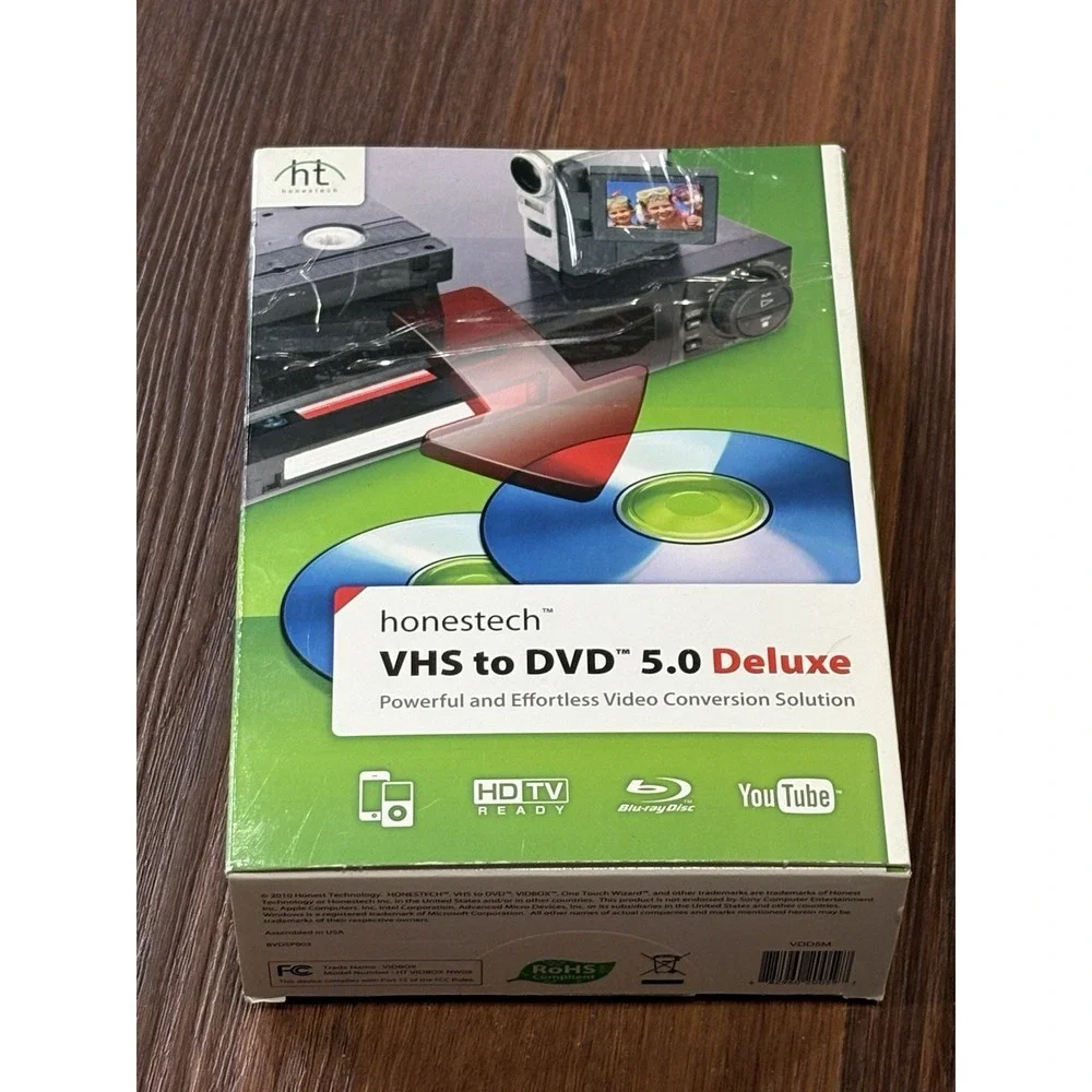 Honestech VHS‎ to DVD 5.0 Deluxe Powerful & Effortless Video Conversion Solution